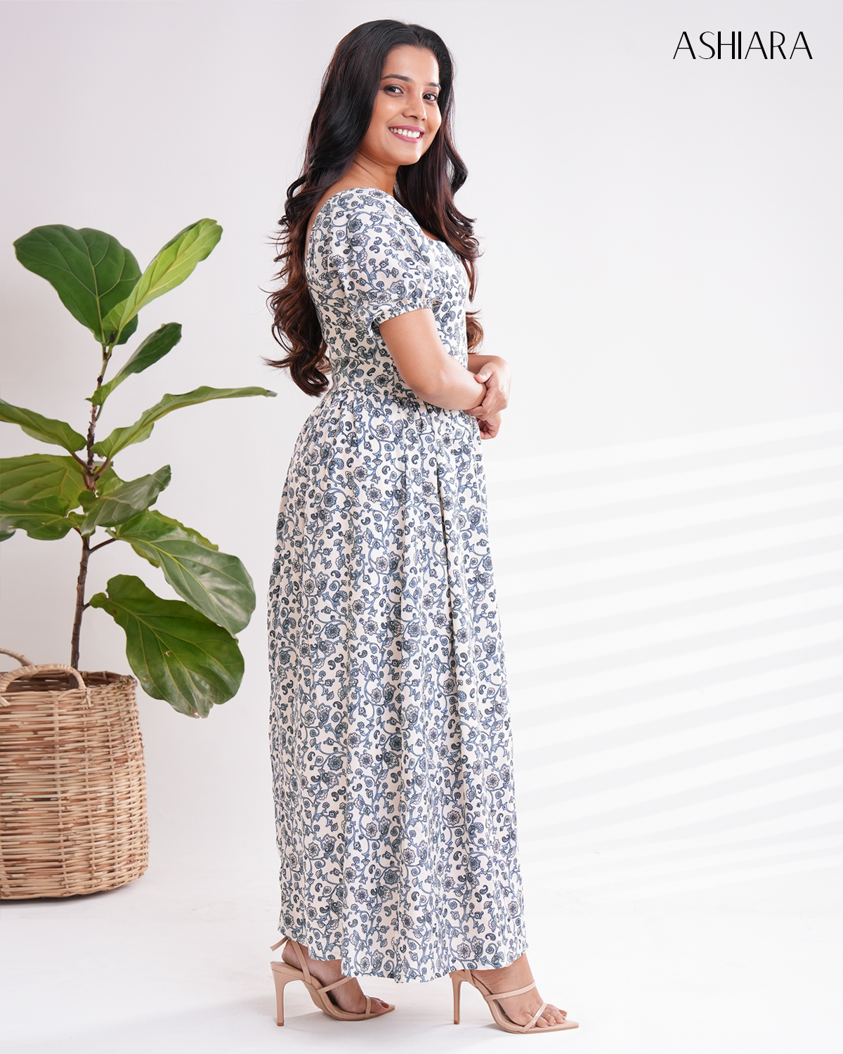 Mira Maxi Dress - Blue