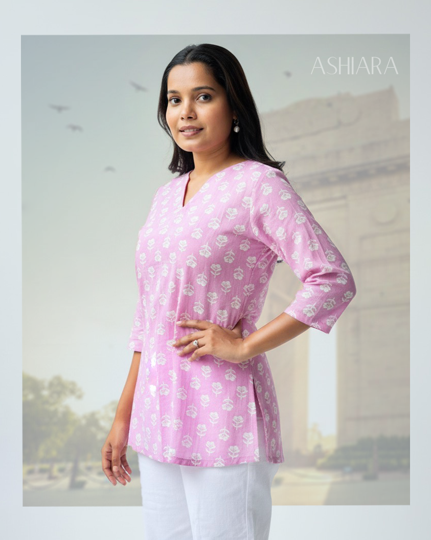 Zaara Kurti-Pink