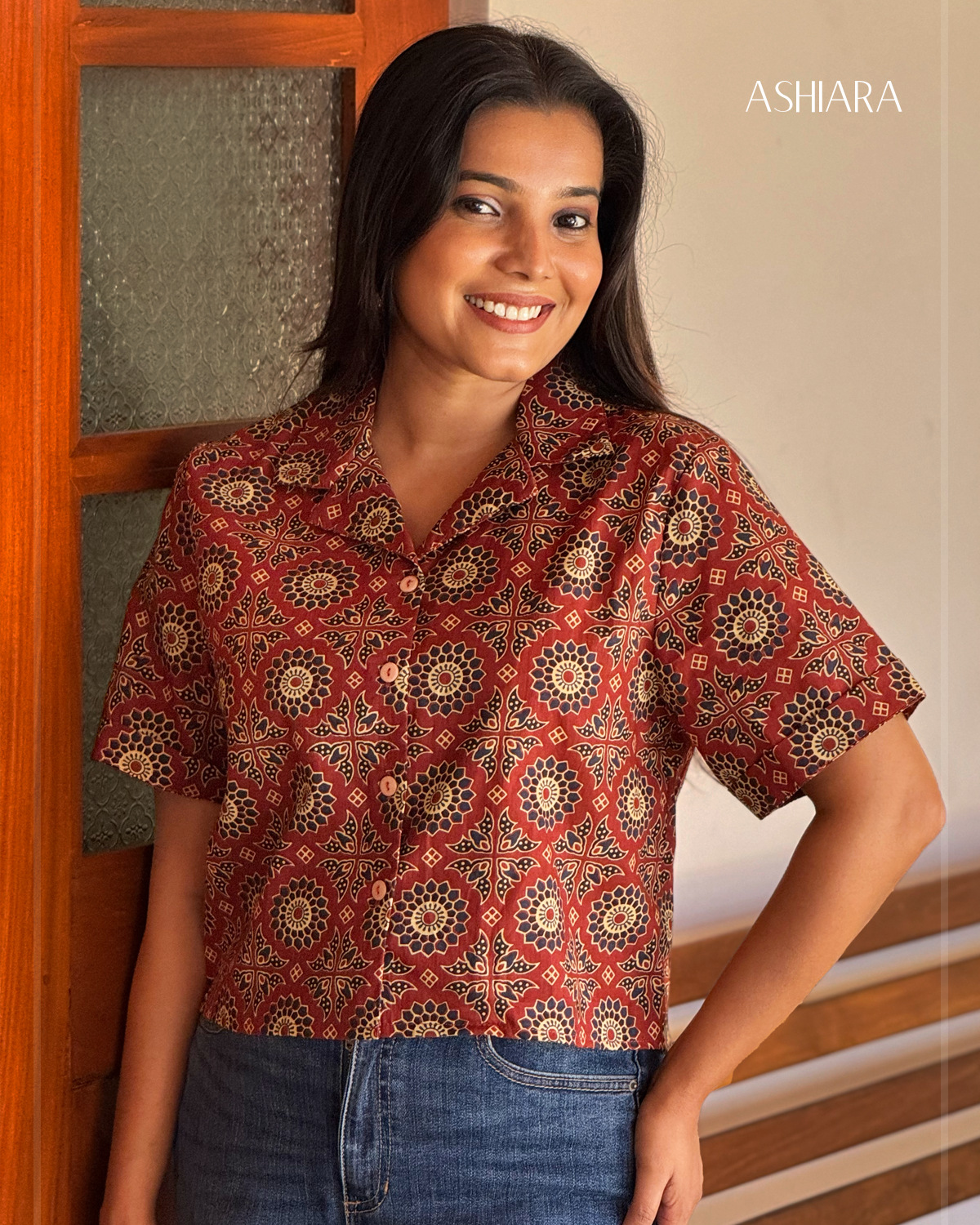 ANYA TOP -Maroon