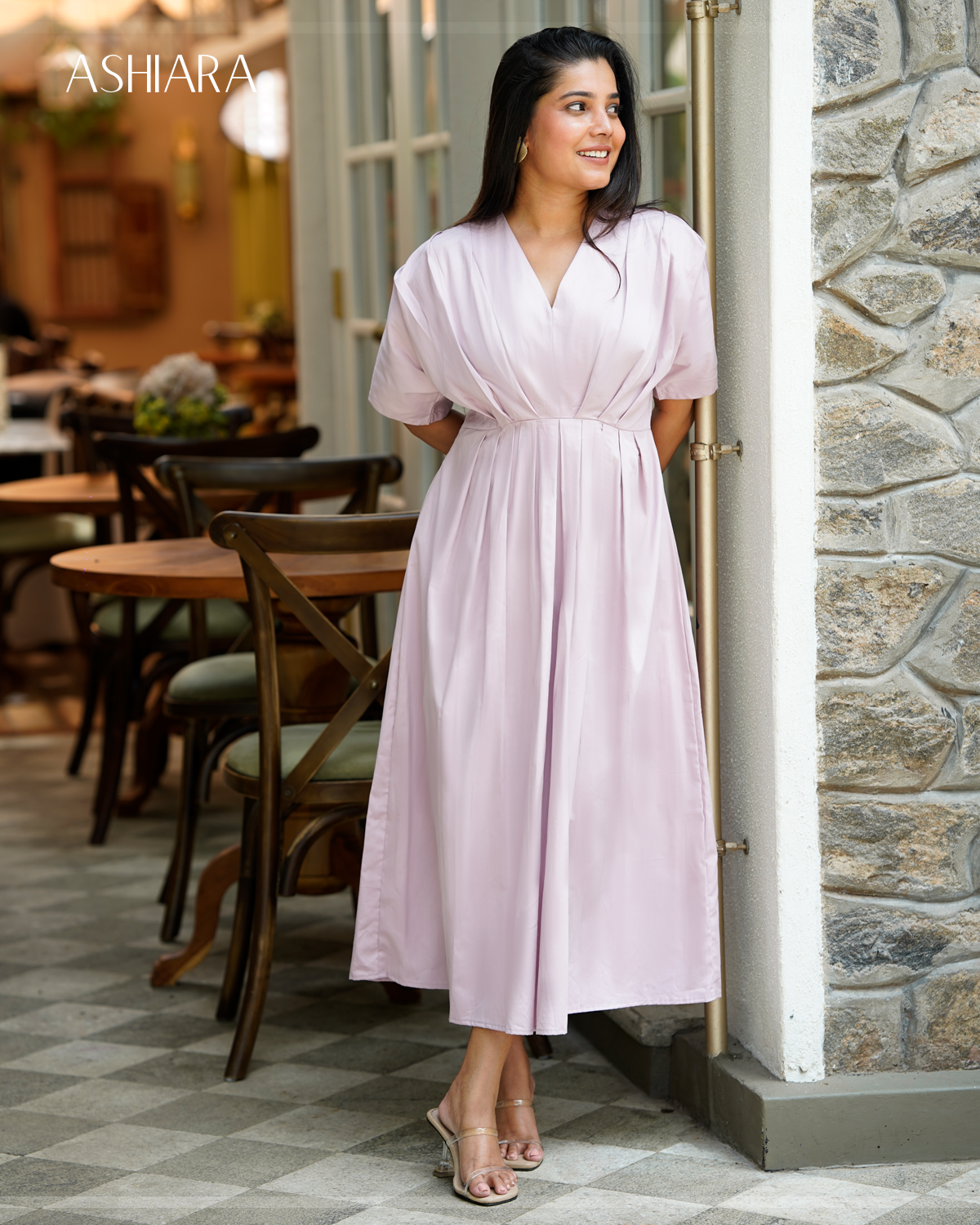 KIARA DRESS- Dusty Pink