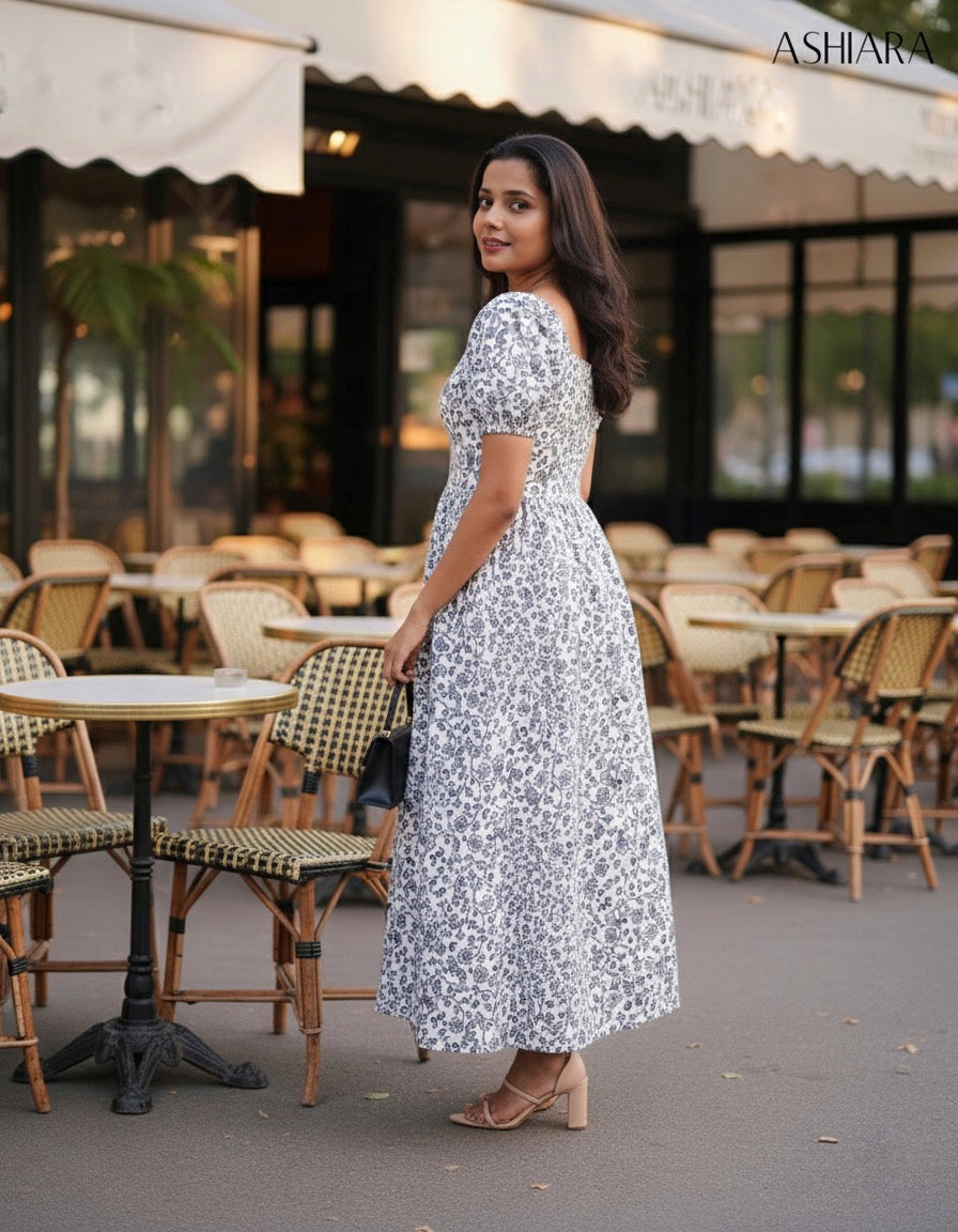 Mira Maxi Dress - Blue