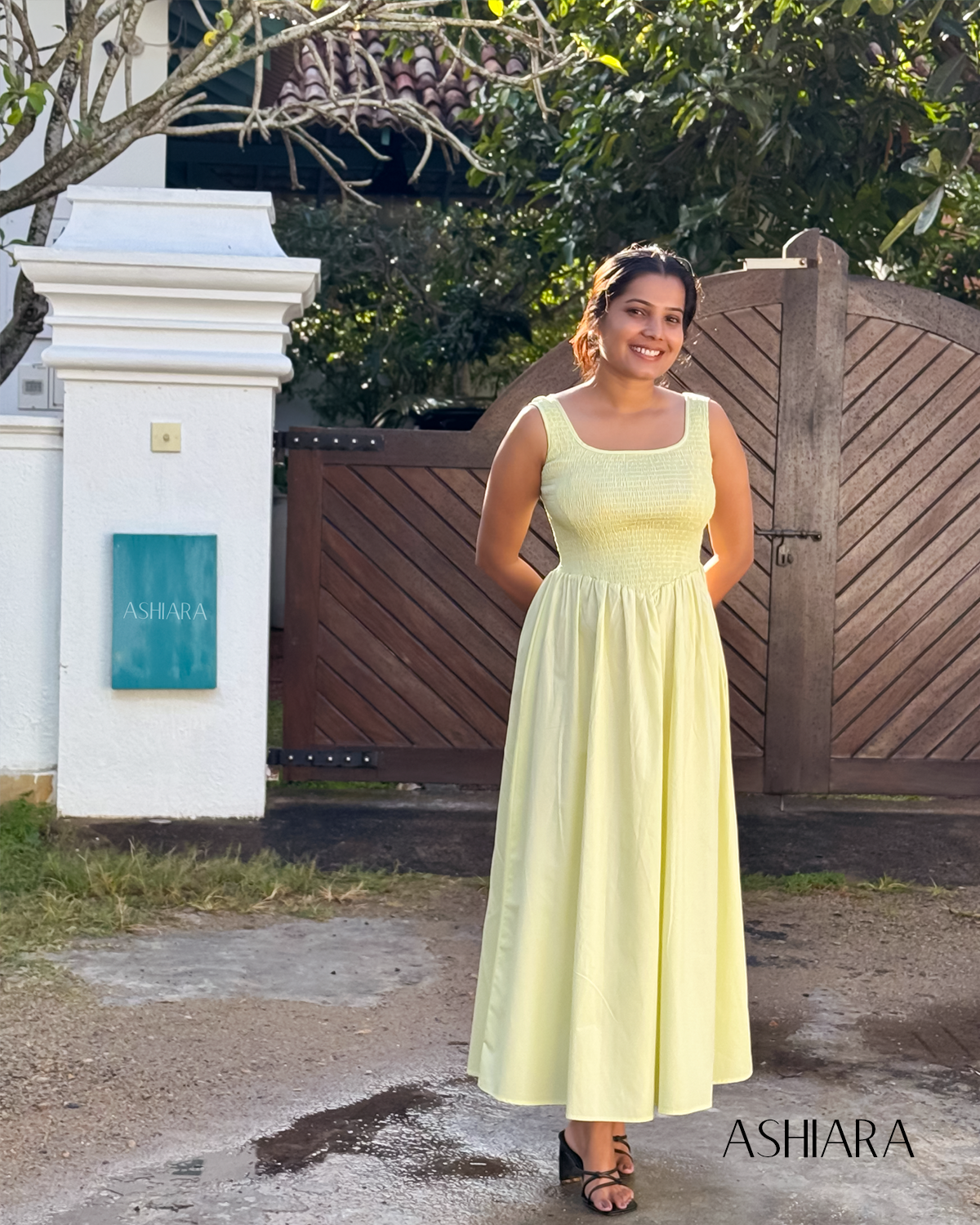 Lunara Maxi dress- Lemonade yellow