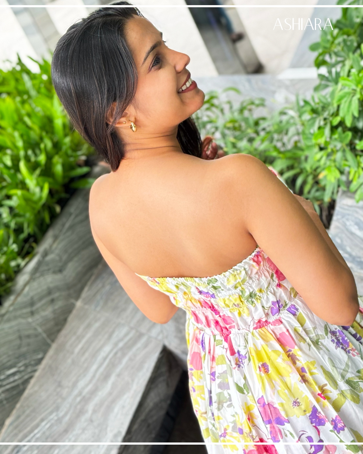 Pastel Bloom Midi Dress