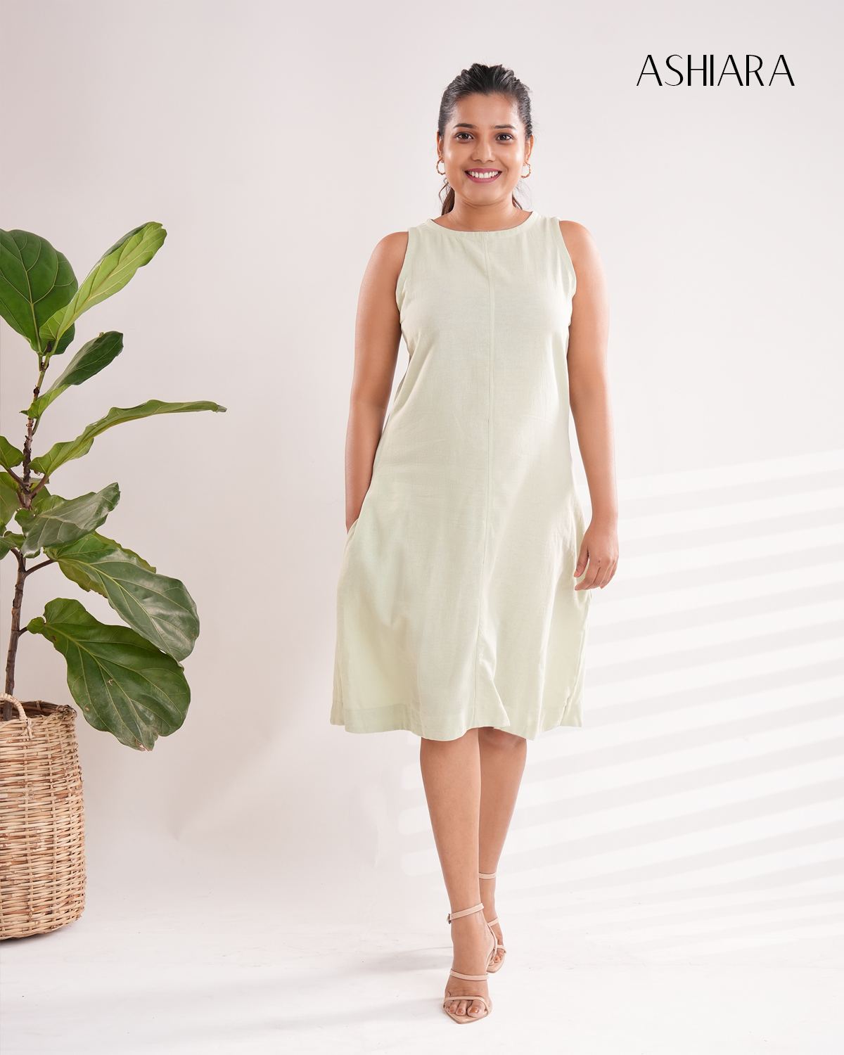 Tara Mini Dress- Mint Green