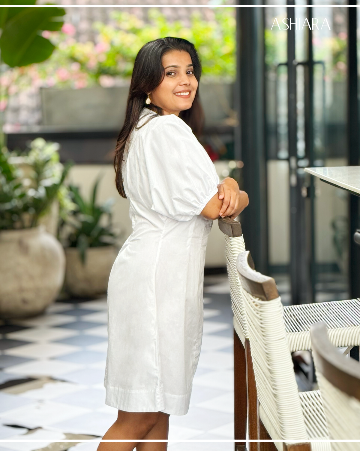 Cannes Mini Dress- White