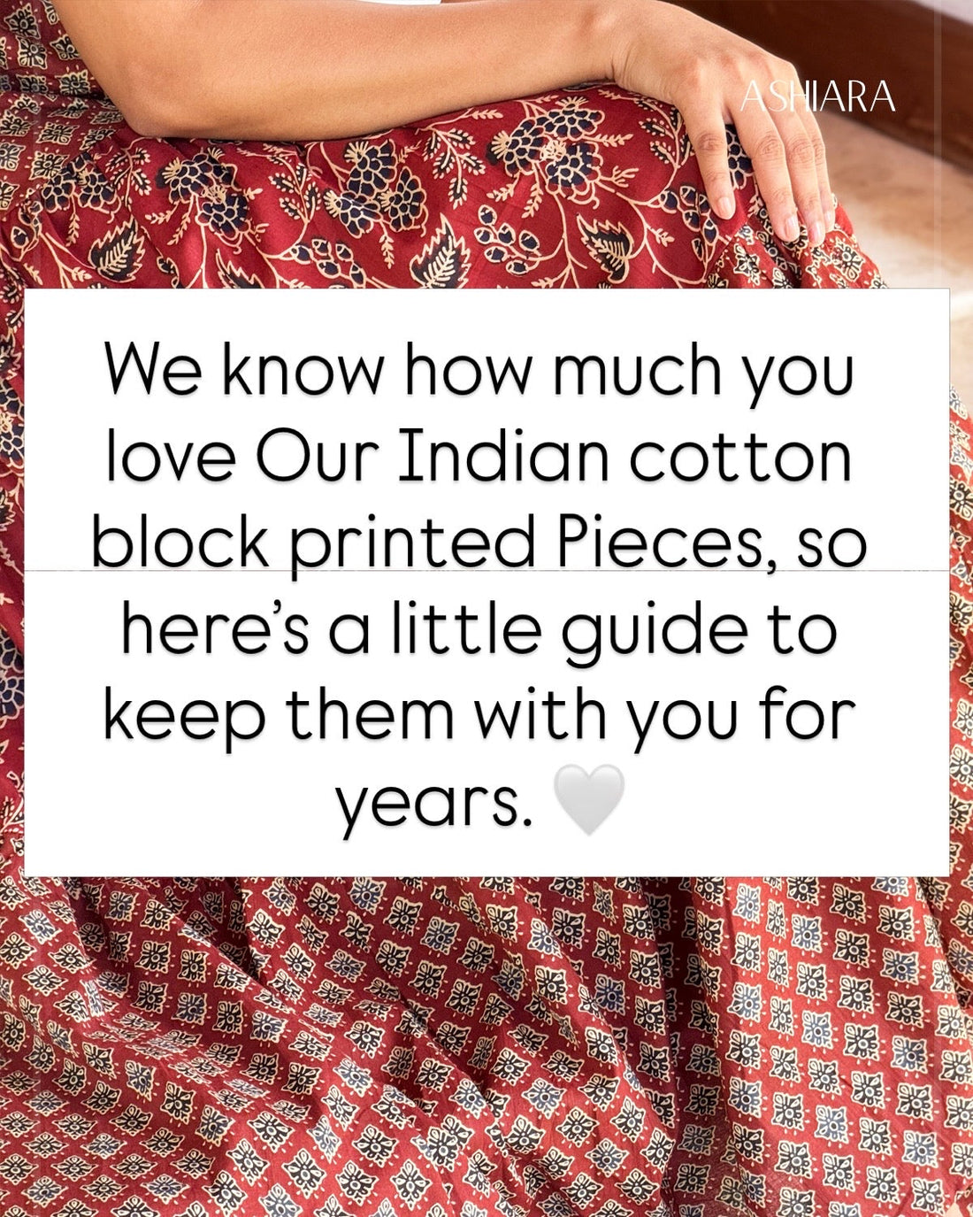Love your cotton block prints a little longer 💜