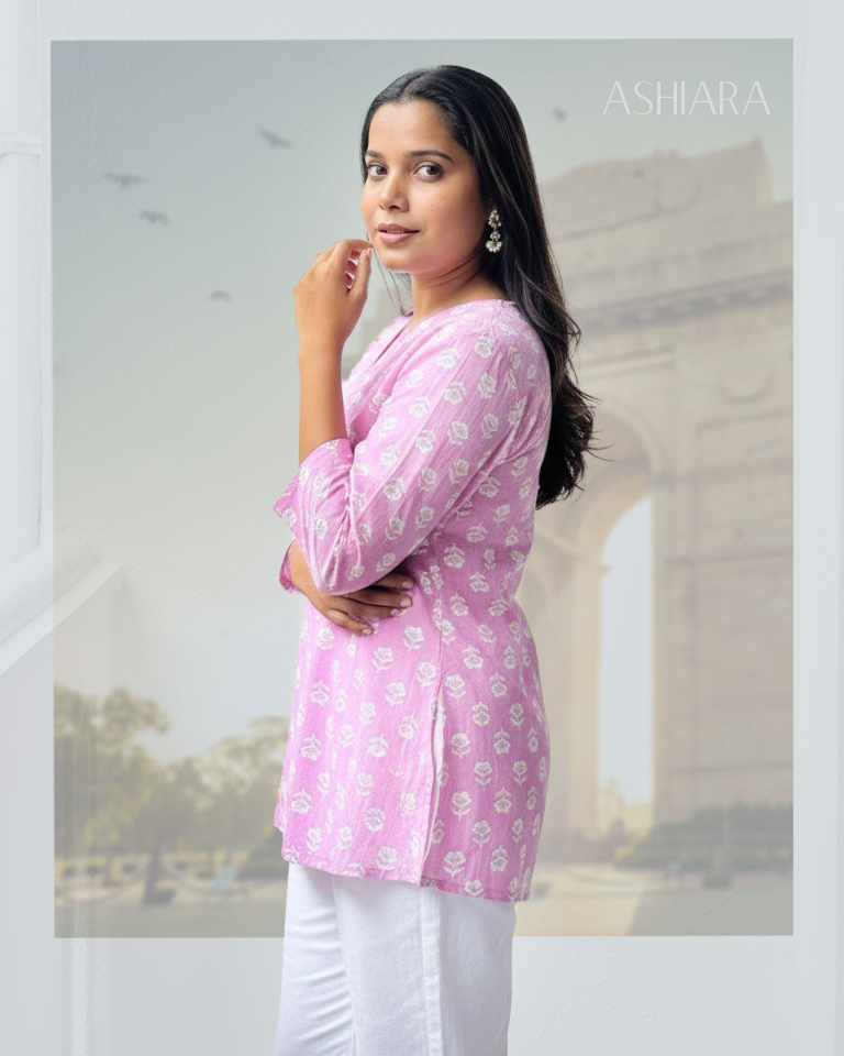 Zaara Kurti-Pink