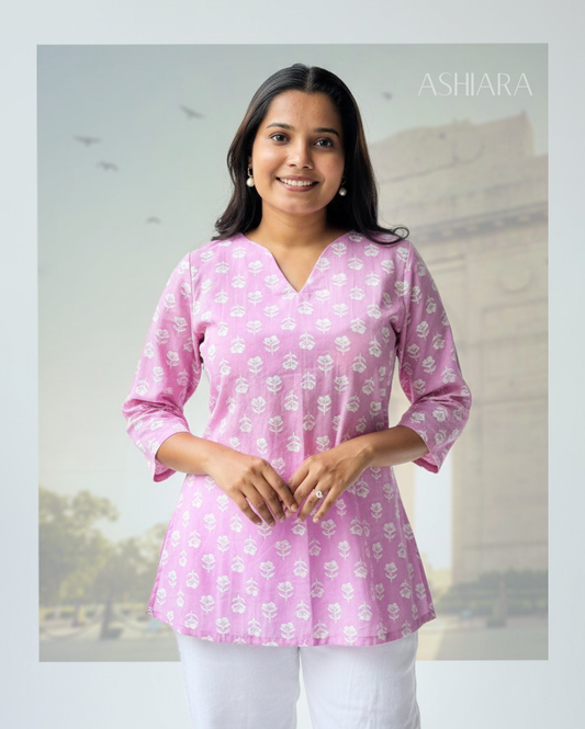 Zaara Kurti-Pink