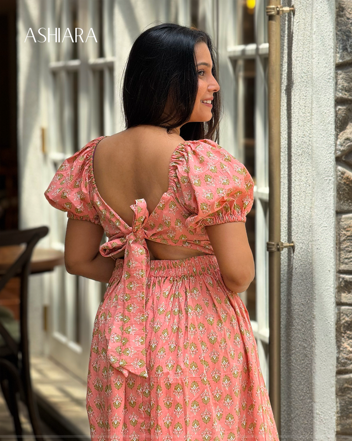 KETHAKI Dress - Peach