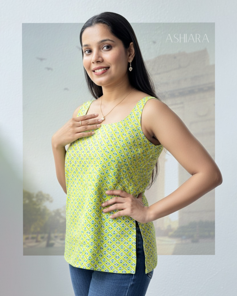 Vaani Kurti- Green
