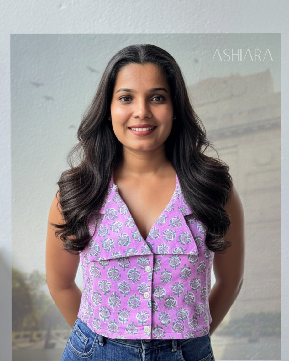 Zehra Crop Top- Lavender