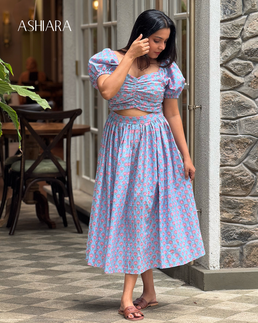 KETHAKI Dress- Blue