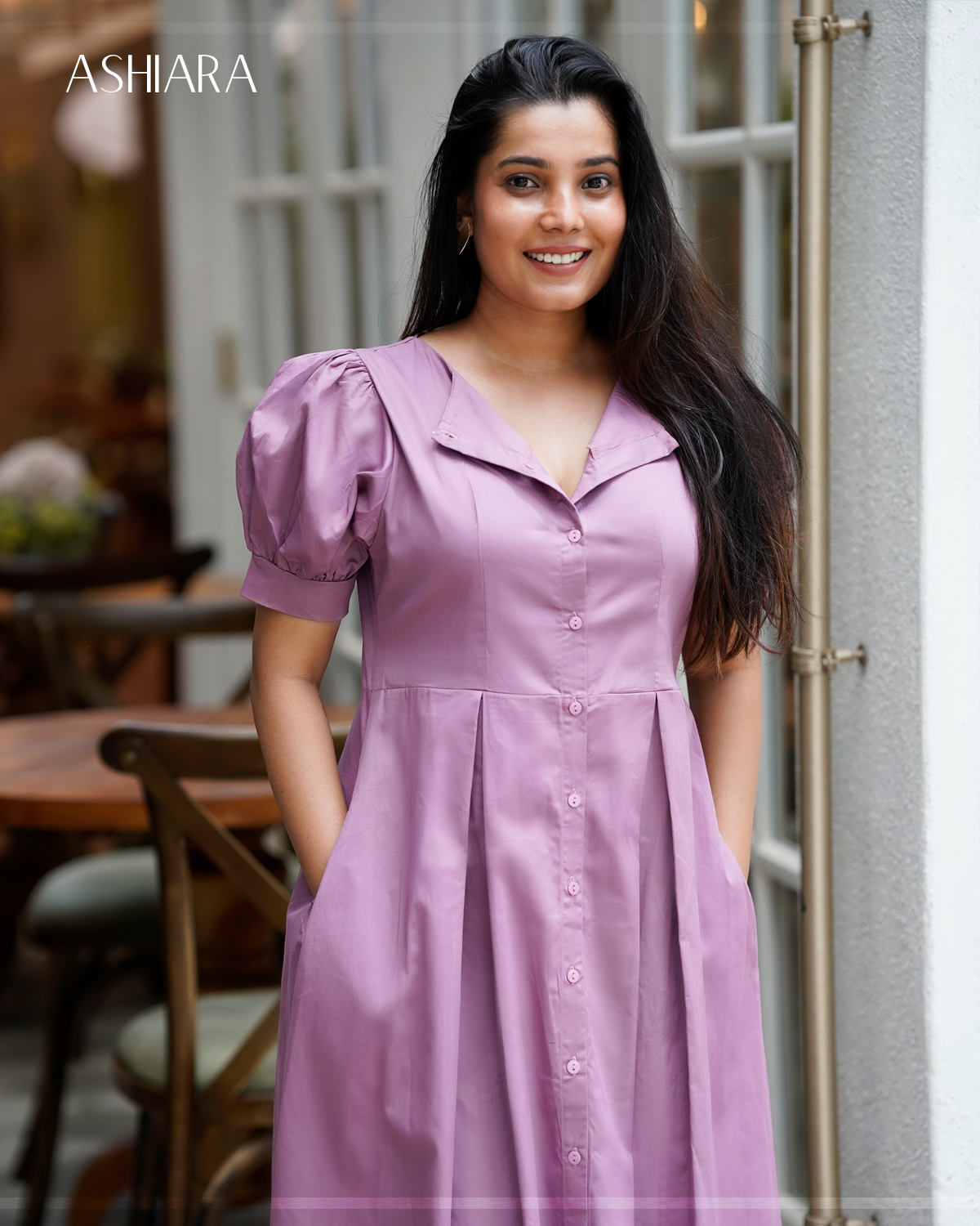 CATHY Dress - Mauve