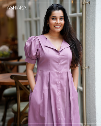 CATHY Dress - Mauve