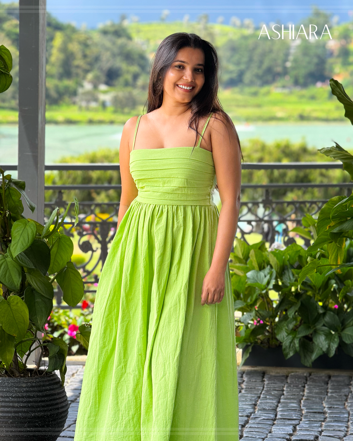 PRINCESS MAXI DRESS - Green