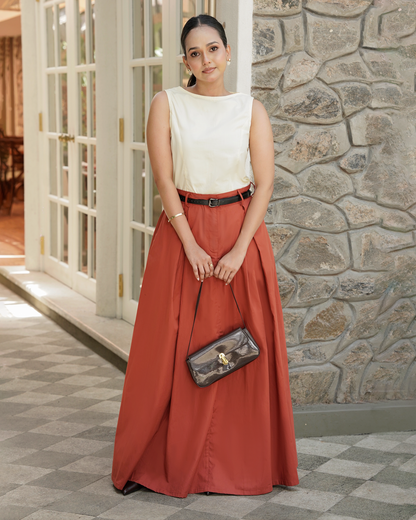 TEENA Skirt - Teracotta