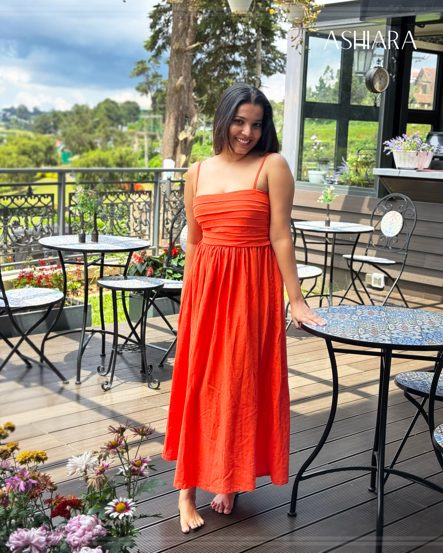 PRINCESS MAXI DRESS - Orange