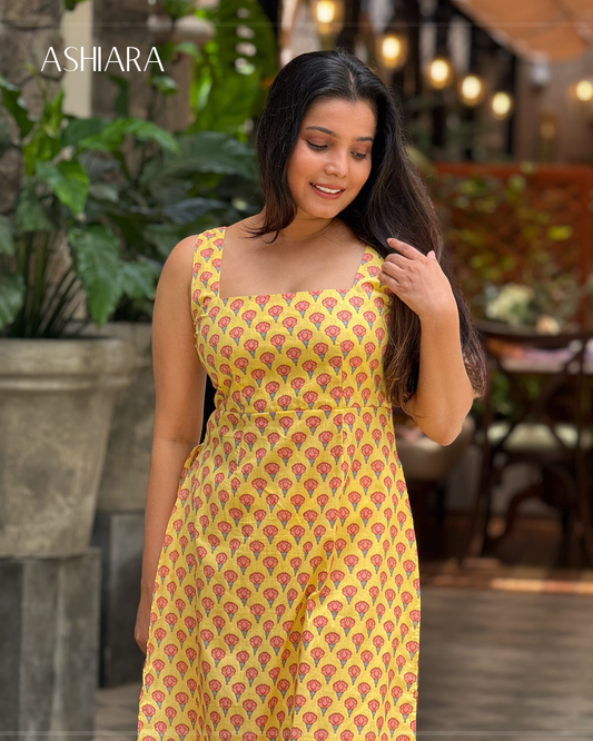 TARA Kurta- Yellow