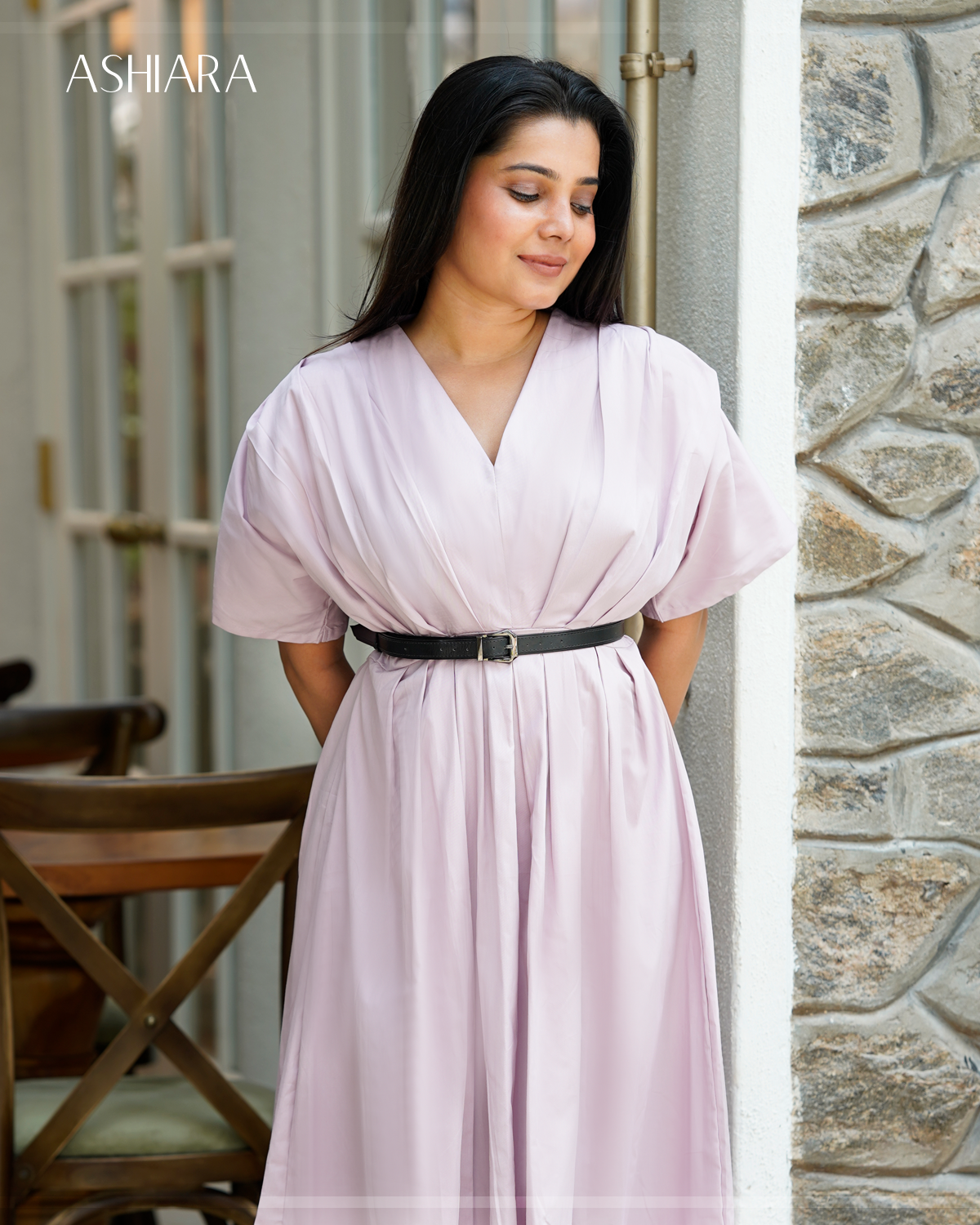 KIARA DRESS- Dusty Pink