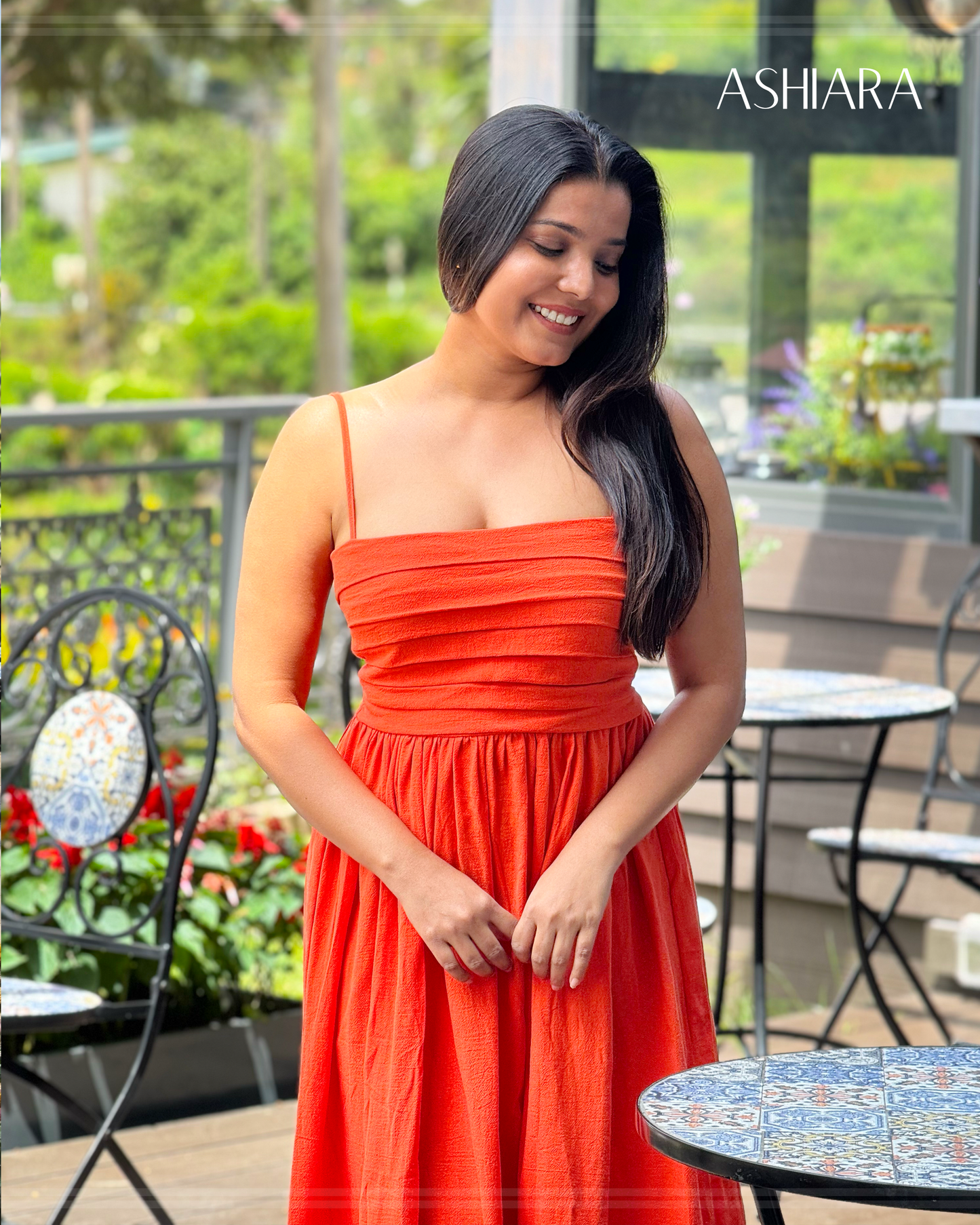 PRINCESS MAXI DRESS - Orange