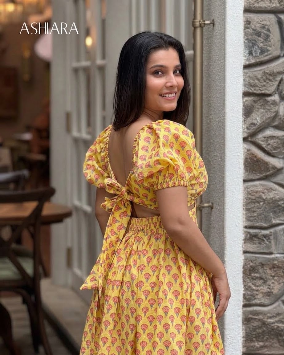 KETHAKI Dress- Yellow