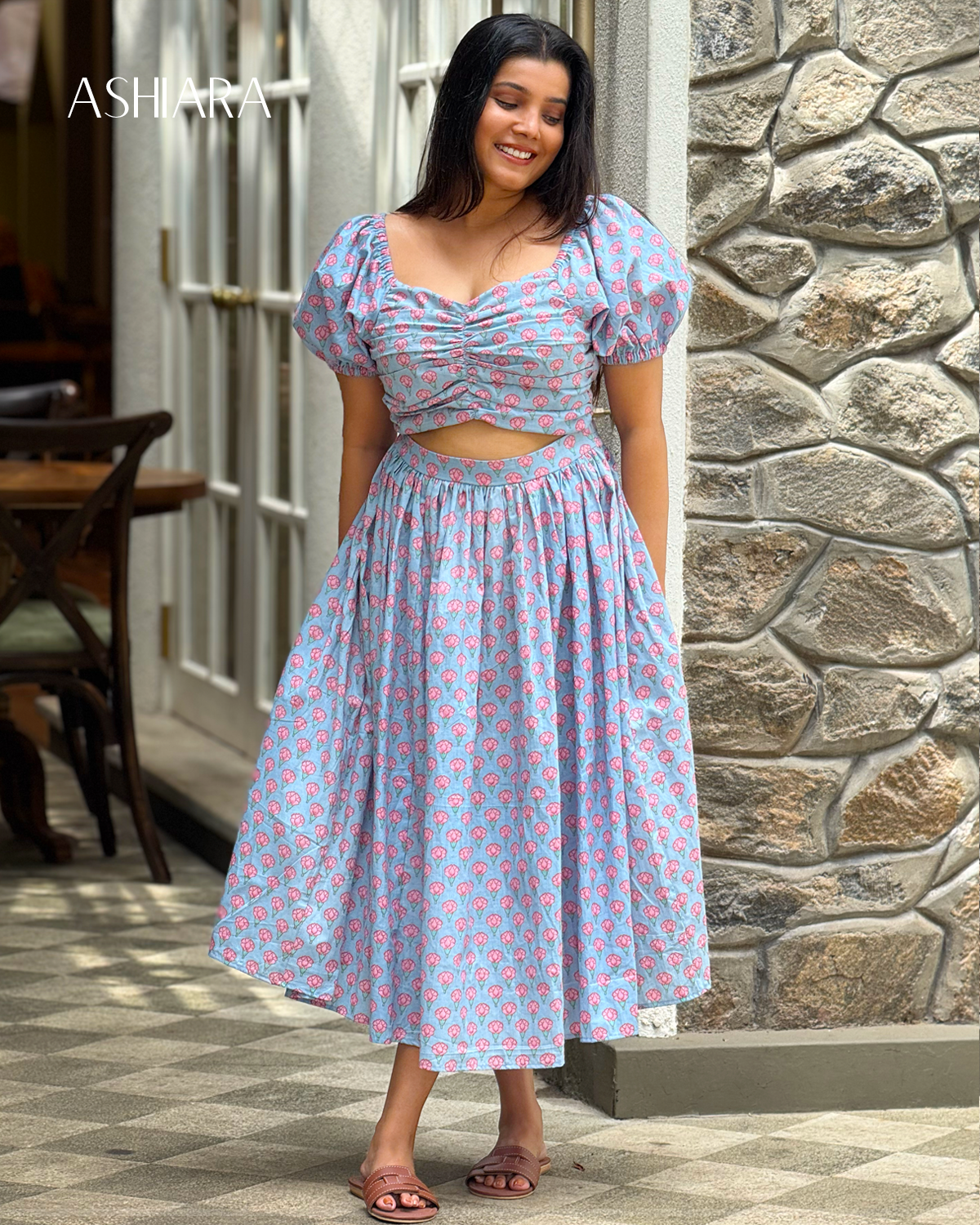 KETHAKI Dress- Blue