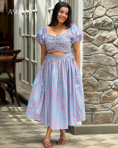 KETHAKI Dress- Blue