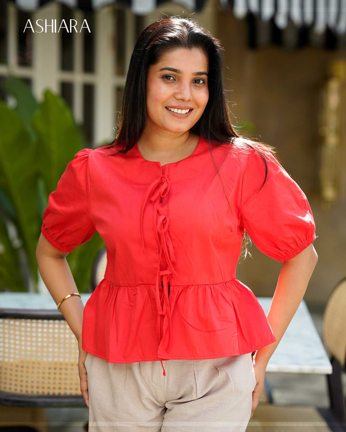 LILY TOP - Red