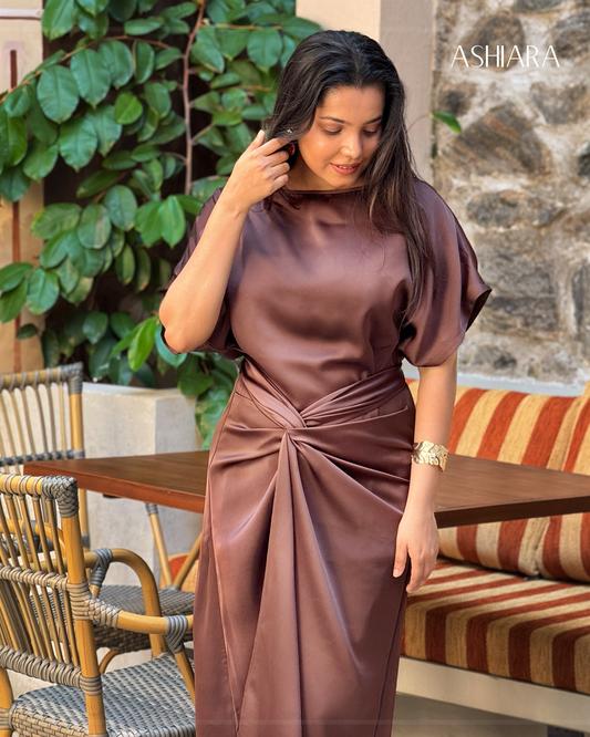 LOTUS MAXI - Brown