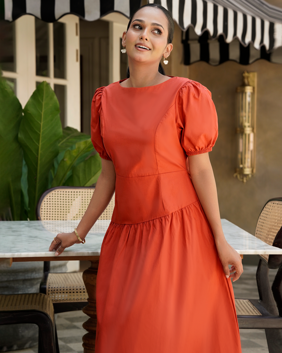 SUHALI Dress - Teracotta