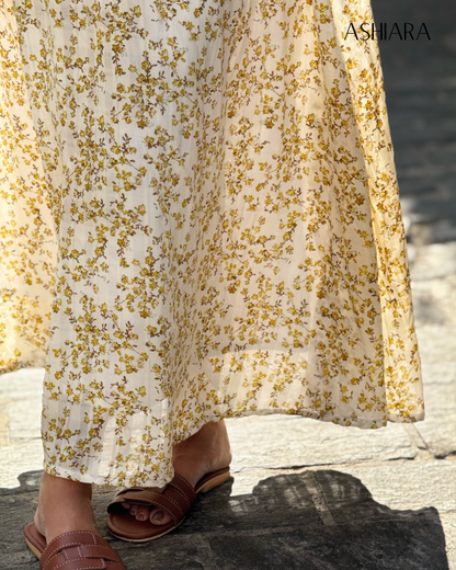 Flowy Skirt- Yellow