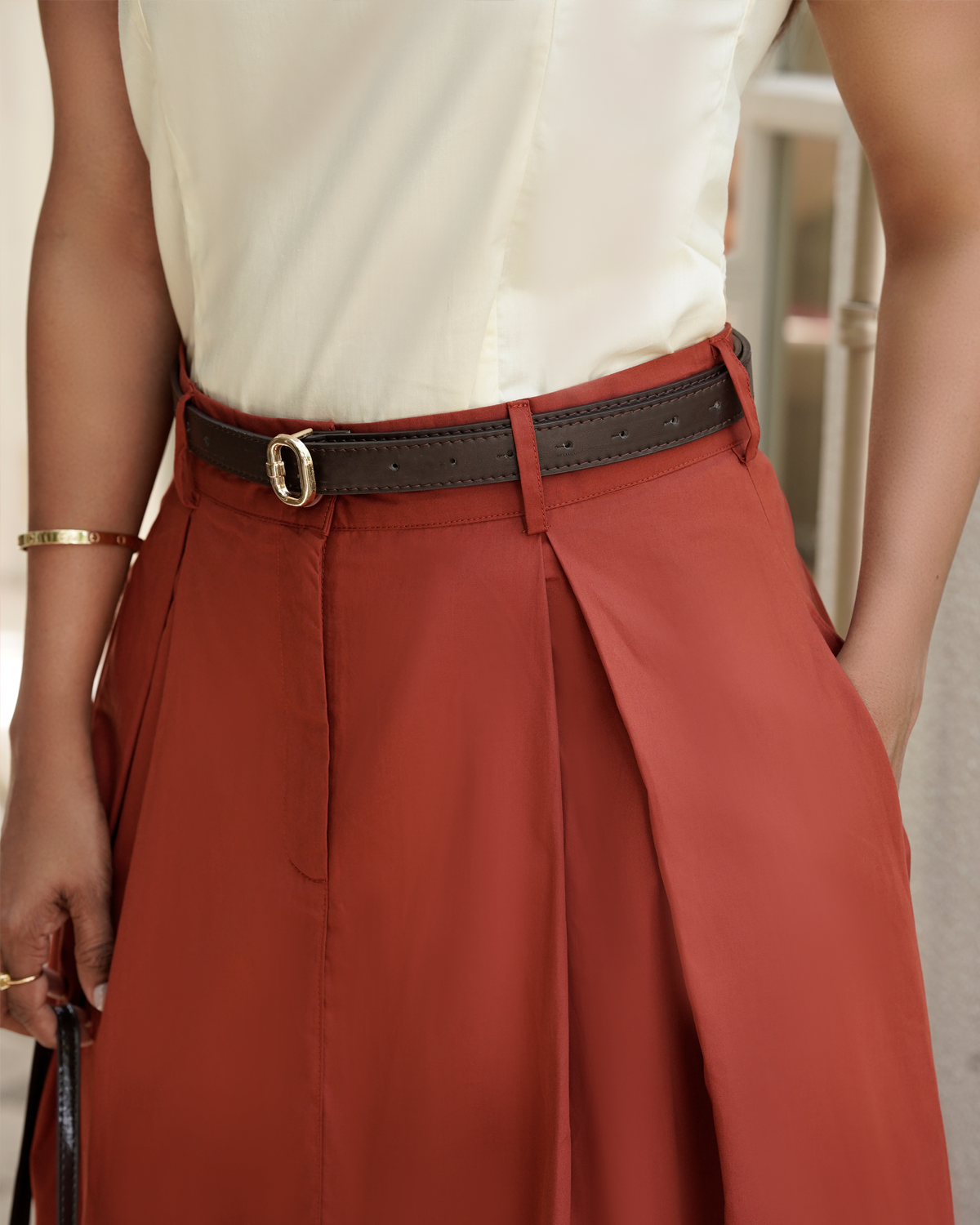 TEENA Skirt - Teracotta