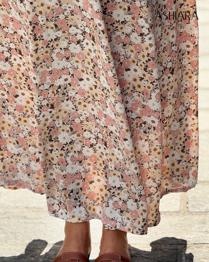 Flowy Skirt-Pink