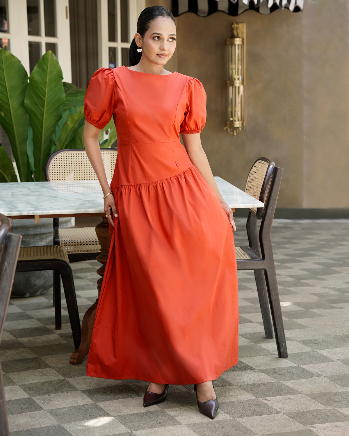 SUHALI Dress - Teracotta