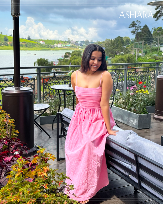 PRINCESS MAXI DRESS - Pink