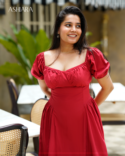 SCARLET Dress - Red