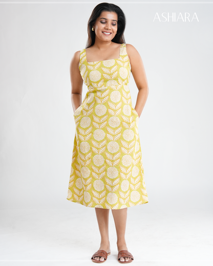 LANA MIDI DRESS- Floral