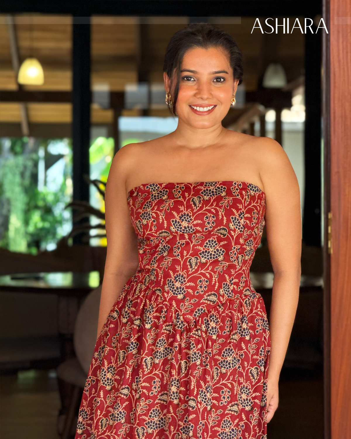 FLORA MAXI DRESS- Maroon