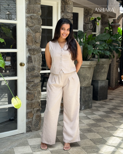 DALIA PANT- Beige