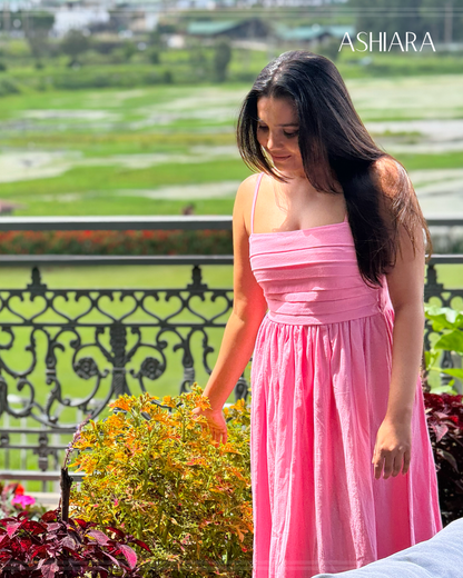 PRINCESS MAXI DRESS - Pink