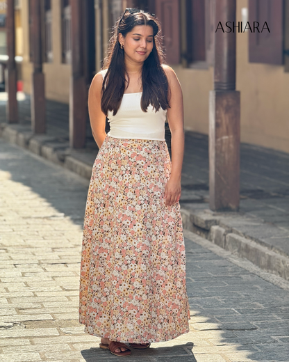 Flowy Skirt-Pink