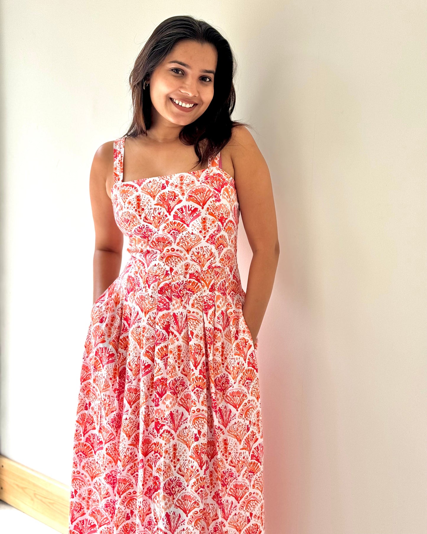 CLARA MAXI DRESS -Orange
