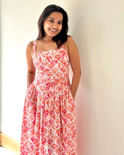 CLARA MAXI DRESS -Orange