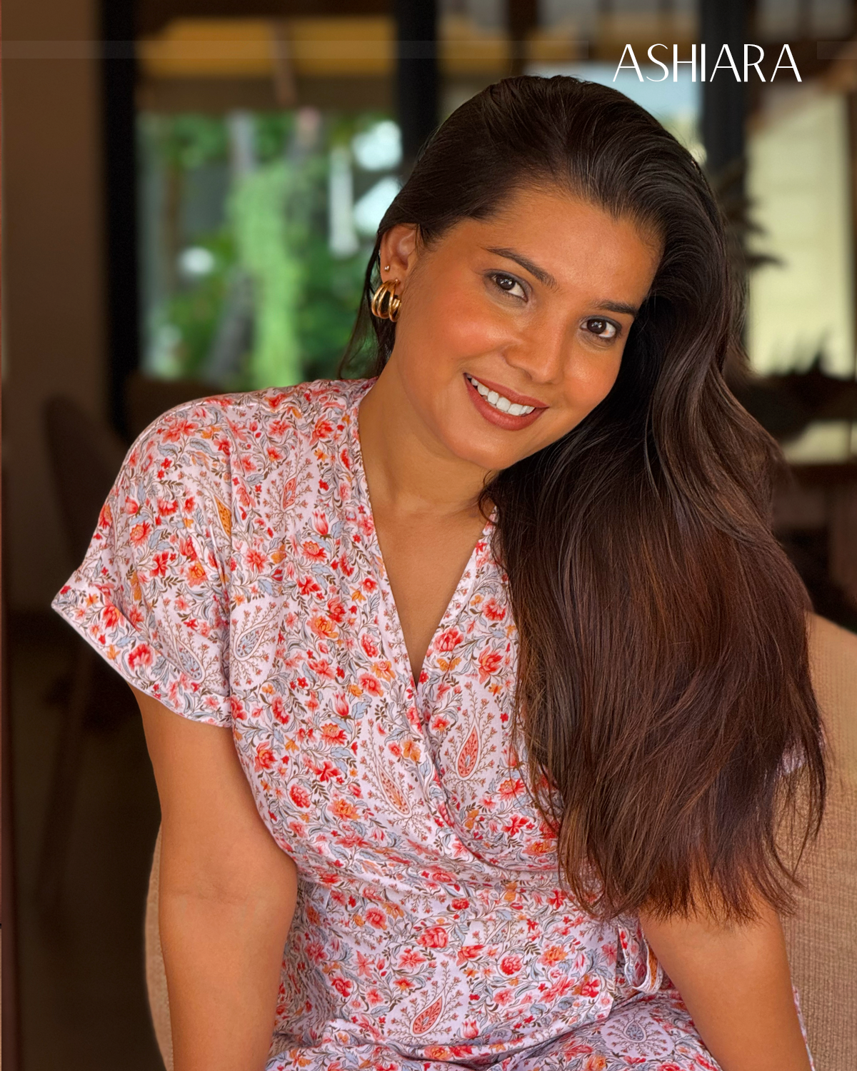 ELORA WRAP MINI DRESS