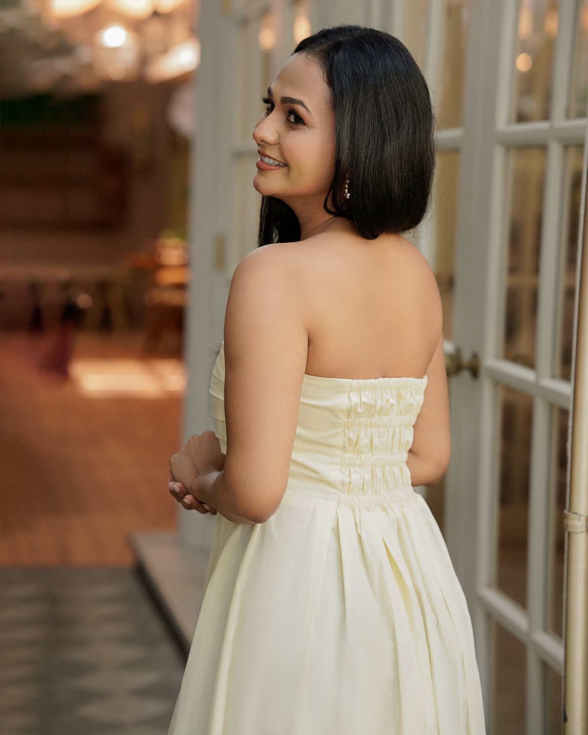 LIA Dress - Butter yellow