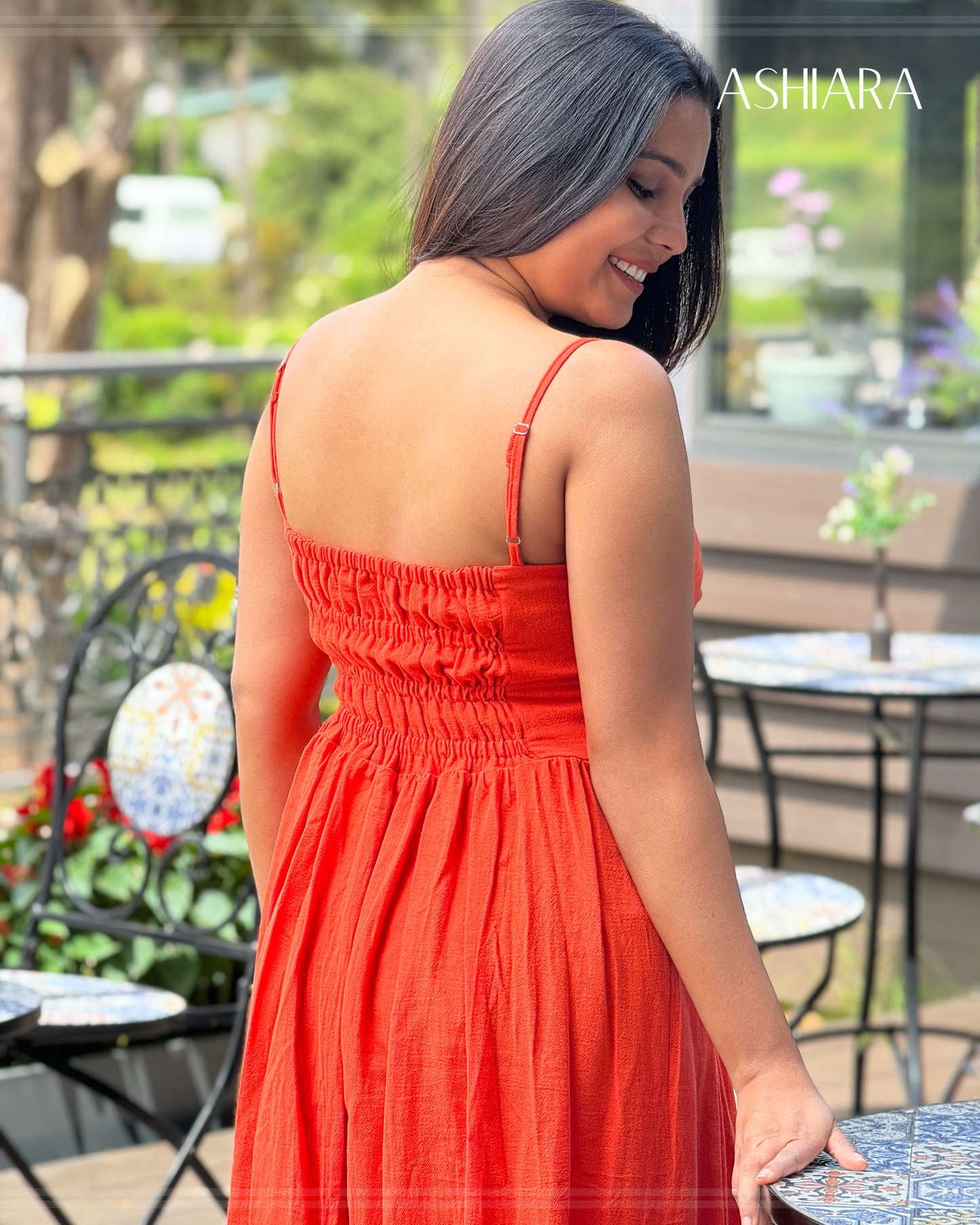 PRINCESS MAXI DRESS - Orange