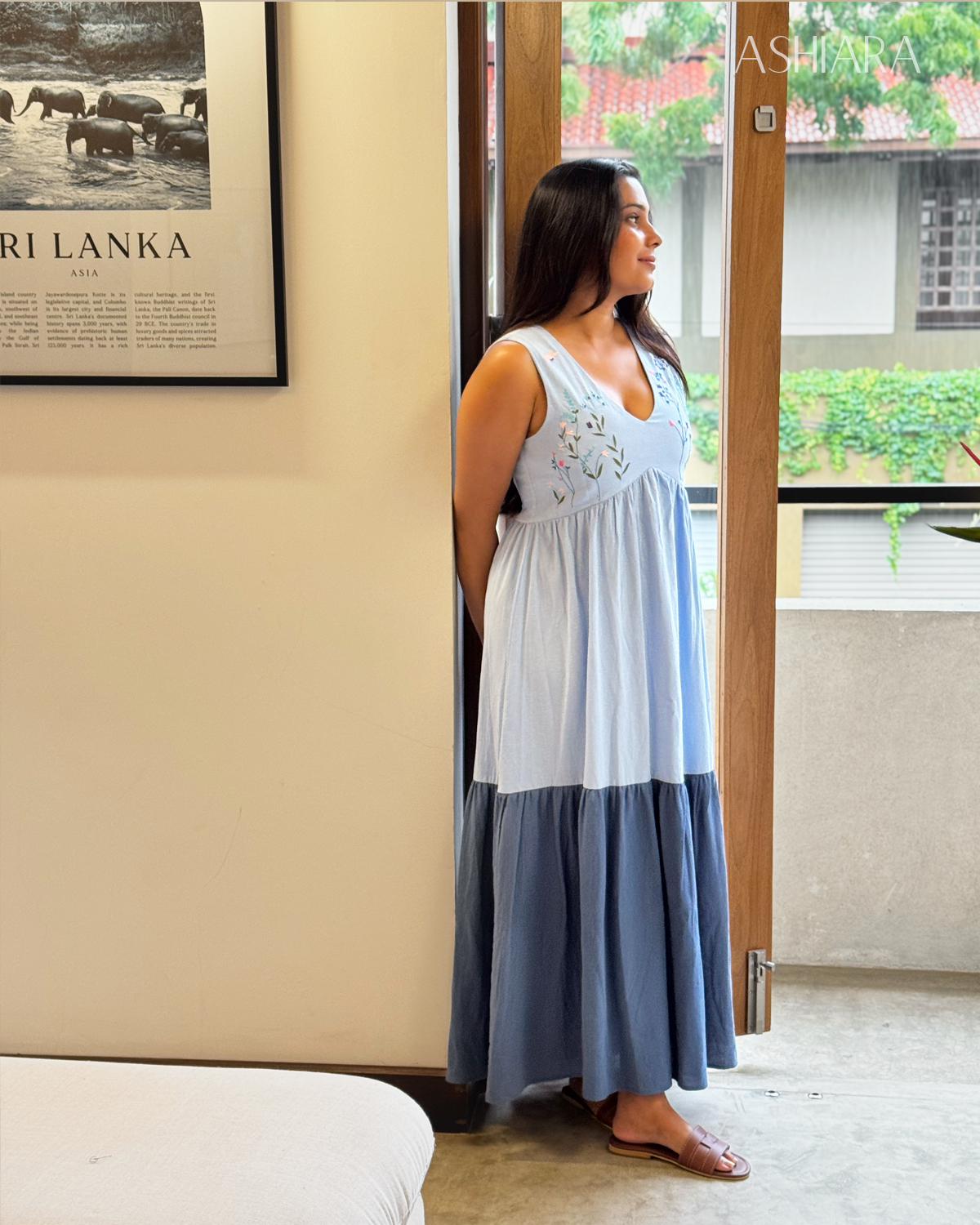 RUHI MAXI - Blue