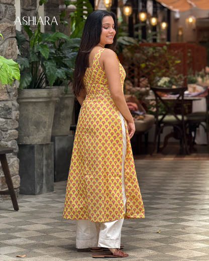 TARA Kurta- Yellow