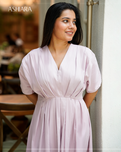 KIARA DRESS- Dusty Pink