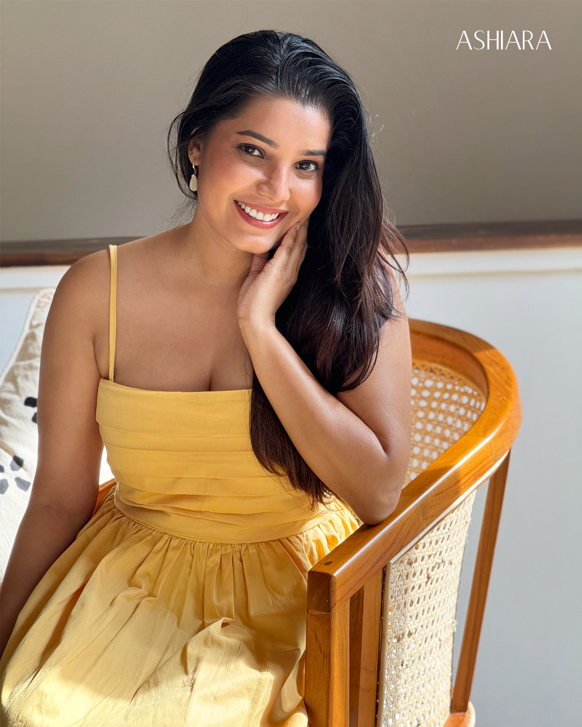 ASHIARA PRINCESS MAXI DRESS - Yellow